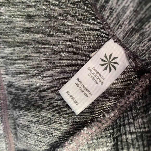 Athleta Heather Gray Techie Cowl Neck Sweatshirt - Picture 7 of 12